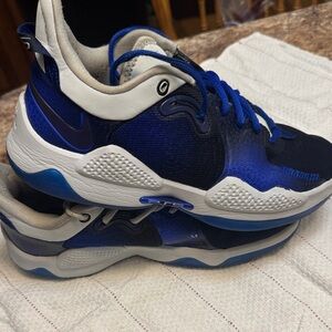 Nike Blue and White Athletic Shoes